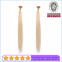 Human Hair Virgin Hair Remy Hair 613# Blond Color 18inch I Tip Hair Extension